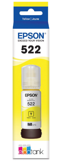 ventas de tintas EPSON 522 yellow